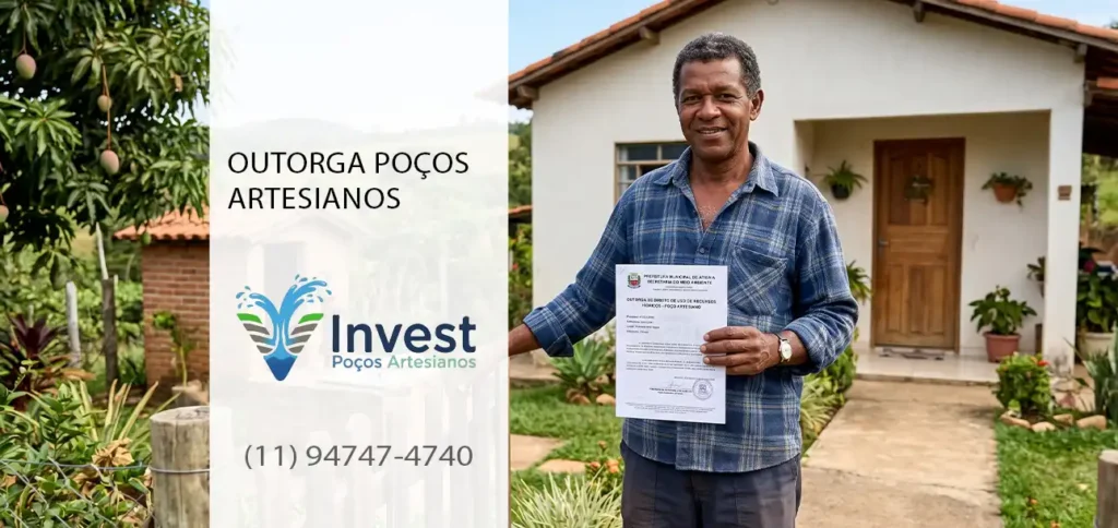 OUTORGA DE POÇOS ARTESIANOS