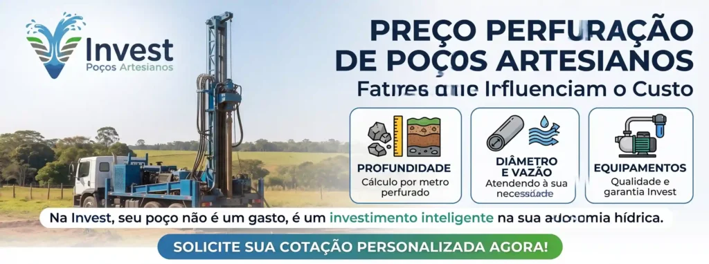 Preço Perfuração de Poços Artesianos
